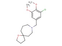 8-(3-chloro-4,5-dimethoxybenzyl)-1-oxa-8-azaspiro[4.6]undecane
