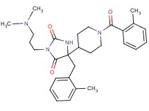 3-[3-(dimethylamino)propyl]-5-[1-(2-methylbenzoyl)-4-piperidinyl]-5-(2-methylbenzyl)-2,4-imidazolidinedione