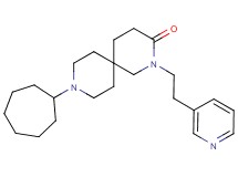 9-cycloheptyl-2-(2-pyridin-3-ylethyl)-2,9-diazaspiro[5.5]undecan-3-one