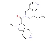 N-butyl-2-methyl-N-(4-pyridinylmethyl)-2,8-diazaspiro[4.5]decane-3-carboxamide