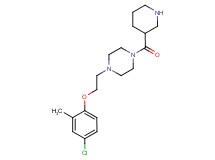 1-[2-(4-chloro-2-methylphenoxy)ethyl]-4-(3-piperidinylcarbonyl)piperazine dihydrochloride