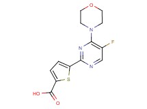 5-(5-fluoro-4-morpholin-4-ylpyrimidin-2-yl)thiophene-2-carboxylic acid