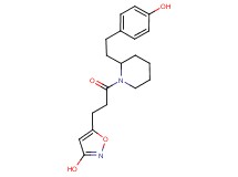5-(3-{2-[2-(4-hydroxyphenyl)ethyl]piperidin-1-yl}-3-oxopropyl)isoxazol-3-ol