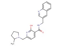 2-hydroxy-6-[(2-methyl-1-pyrrolidinyl)methyl]-N-(3-quinolinylmethyl)nicotinamide