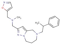 (5-isoxazolylmethyl)methyl{[5-(2-phenylpropyl)-5,6,7,8-tetrahydro-4H-pyrazolo[1,5-a][1,4]diazepin-2-yl]methyl}amine