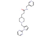 N-(3-pyridinylmethyl)-3-(1-{[1-(2-pyrimidinyl)-1H-pyrrol-2-yl]methyl}-4-piperidinyl)propanamide