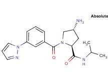 (2S,4R)-4-amino-N-isopropyl-1-[3-(1H-pyrazol-1-yl)benzoyl]pyrrolidine-2-carboxamide
