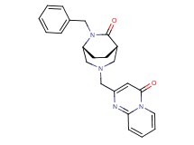 2-{[(1S*,5R*)-6-benzyl-7-oxo-3,6-diazabicyclo[3.2.2]non-3-yl]methyl}-4H-pyrido[1,2-a]pyrimidin-4-one