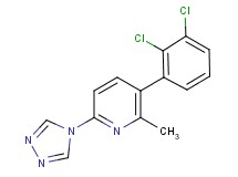 3-(2,3-dichlorophenyl)-2-methyl-6-(4H-1,2,4-triazol-4-yl)pyridine
