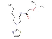 2-isopropoxy-N-[rel-(3R,4S)-4-propyl-1-(1,3-thiazol-2-yl)-3-pyrrolidinyl]acetamide hydrochloride