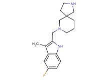 7-[(5-fluoro-3-methyl-1H-indol-2-yl)methyl]-2,7-diazaspiro[4.5]decane dihydrochloride