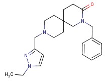 2-benzyl-9-[(1-ethyl-1H-pyrazol-3-yl)methyl]-2,9-diazaspiro[5.5]undecan-3-one