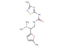 N-[2-(dimethylamino)-2-(5-methyl-2-furyl)ethyl]-N'-(3-methyl-1,2,4-thiadiazol-5-yl)urea trifluoroacetate