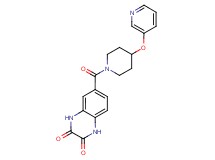 6-{[4-(pyridin-3-yloxy)piperidin-1-yl]carbonyl}-1,4-dihydroquinoxaline-2,3-dione