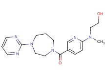 2-(methyl{5-[(4-pyrimidin-2-yl-1,4-diazepan-1-yl)carbonyl]pyridin-2-yl}amino)ethanol