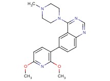 6-(2,6-dimethoxypyridin-3-yl)-4-(4-methylpiperazin-1-yl)quinazoline