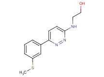 2-({6-[3-(methylthio)phenyl]pyridazin-3-yl}amino)ethanol