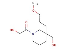 2-[3-(hydroxymethyl)-3-(3-methoxypropyl)-1-piperidinyl]-2-oxoethanol