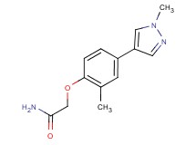 2-[2-methyl-4-(1-methyl-1H-pyrazol-4-yl)phenoxy]acetamide