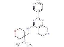 N-{[4-(dimethylamino)tetrahydro-2H-pyran-4-yl]methyl}-2-pyridin-3-yl-5,6,7,8-tetrahydropyrido[3,4-d]pyrimidin-4-amine