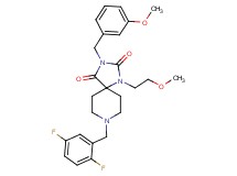 8-(2,5-difluorobenzyl)-3-(3-methoxybenzyl)-1-(2-methoxyethyl)-1,3,8-triazaspiro[4.5]decane-2,4-dione