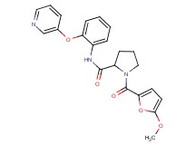 1-(5-methoxy-2-furoyl)-N-[2-(3-pyridinyloxy)phenyl]prolinamide