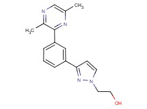 2-{3-[3-(3,6-dimethyl-2-pyrazinyl)phenyl]-1H-pyrazol-1-yl}ethanol