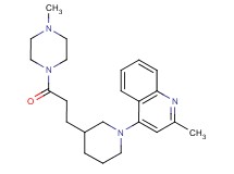 2-methyl-4-{3-[3-(4-methylpiperazin-1-yl)-3-oxopropyl]piperidin-1-yl}quinoline