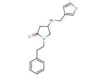 4-[(3-furylmethyl)amino]-1-(2-phenylethyl)-2-pyrrolidinone