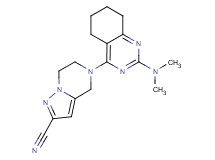 5-[2-(dimethylamino)-5,6,7,8-tetrahydroquinazolin-4-yl]-4,5,6,7-tetrahydropyrazolo[1,5-a]pyrazine-2-carbonitrile