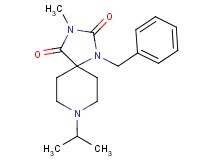 1-benzyl-8-isopropyl-3-methyl-1,3,8-triazaspiro[4.5]decane-2,4-dione