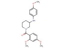 1-(2,4-dimethoxybenzoyl)-N-(4-methoxyphenyl)-3-piperidinamine