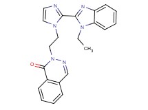 2-{2-[2-(1-ethyl-1H-benzimidazol-2-yl)-1H-imidazol-1-yl]ethyl}phthalazin-1(2H)-one