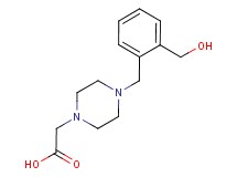 {4-[2-(hydroxymethyl)benzyl]piperazin-1-yl}acetic acid