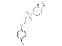 7-{[2-(4-methylphenoxy)ethyl]sulfonyl}-5,6,7,8-tetrahydroimidazo[1,5-a]pyrazine