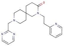 2-(2-pyridin-2-ylethyl)-9-(pyrimidin-2-ylmethyl)-2,9-diazaspiro[5.5]undecan-3-one