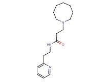3-azocan-1-yl-N-(2-pyridin-2-ylethyl)propanamide