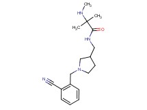 N~1~-{[1-(2-cyanobenzyl)pyrrolidin-3-yl]methyl}-N~2~,2-dimethylalaninamide