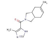 (3aR*,7aS*)-5-methyl-2-[(4-methyl-1H-imidazol-5-yl)carbonyl]-2,3,3a,4,7,7a-hexahydro-1H-isoindole