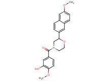 2-methoxy-5-{[2-(6-methoxy-2-naphthyl)morpholin-4-yl]carbonyl}phenol