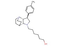 6-[(2R*,3S*,6R*)-3-(4-methylphenyl)-1,5-diazatricyclo[5.2.2.0~2,6~]undec-5-yl]-1-hexanol