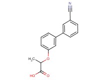 2-[(3'-cyanobiphenyl-3-yl)oxy]propanoic acid