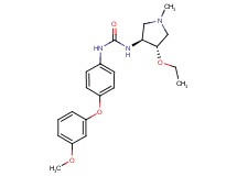 N-[(3S*,4S*)-4-ethoxy-1-methylpyrrolidin-3-yl]-N'-[4-(3-methoxyphenoxy)phenyl]urea