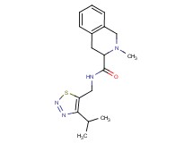 N-[(4-isopropyl-1,2,3-thiadiazol-5-yl)methyl]-2-methyl-1,2,3,4-tetrahydroisoquinoline-3-carboxamide