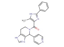 5-[(5-methyl-2-phenyl-1H-imidazol-4-yl)carbonyl]-4-pyridin-4-yl-4,5,6,7-tetrahydro-1H-imidazo[4,5-c]pyridine