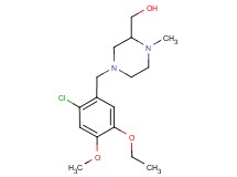 [4-(2-chloro-5-ethoxy-4-methoxybenzyl)-1-methylpiperazin-2-yl]methanol