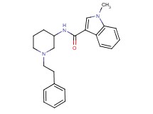 1-methyl-N-[1-(2-phenylethyl)-3-piperidinyl]-1H-indole-3-carboxamide