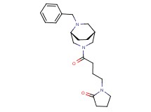 1-{4-[(1R*,5R*)-6-benzyl-3,6-diazabicyclo[3.2.2]non-3-yl]-4-oxobutyl}pyrrolidin-2-one