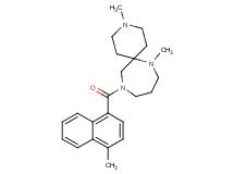 3,7-dimethyl-11-(4-methyl-1-naphthoyl)-3,7,11-triazaspiro[5.6]dodecane