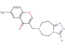 6-methyl-3-(5,6,8,9-tetrahydro-7H-[1,2,4]triazolo[4,3-d][1,4]diazepin-7-ylmethyl)-4H-chromen-4-one